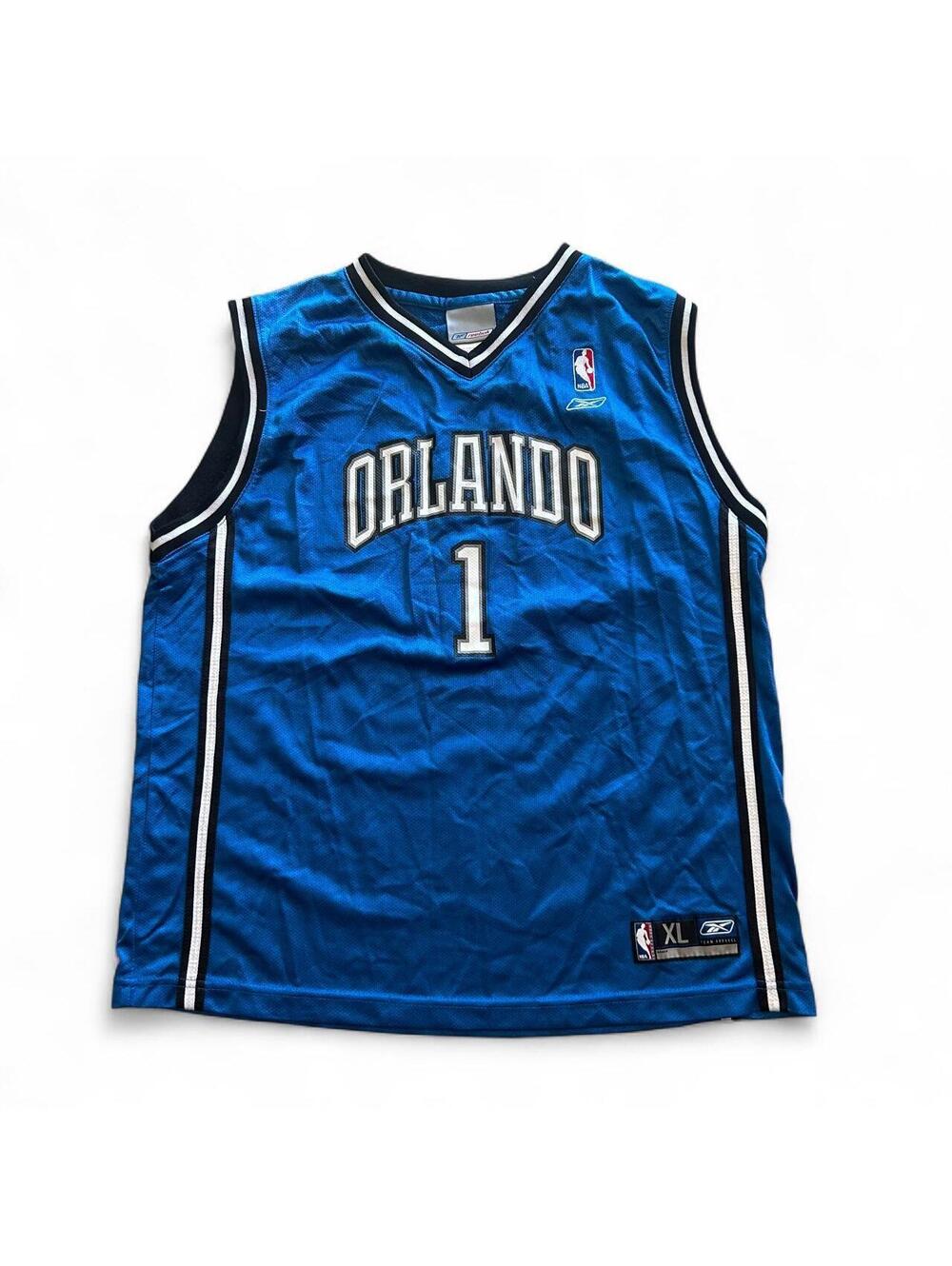 Vintage Reebok Orlando Magic Tracy McGrady blue jersey